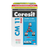 клей для керамической плитки ceresit cm11 plus, 5 кг